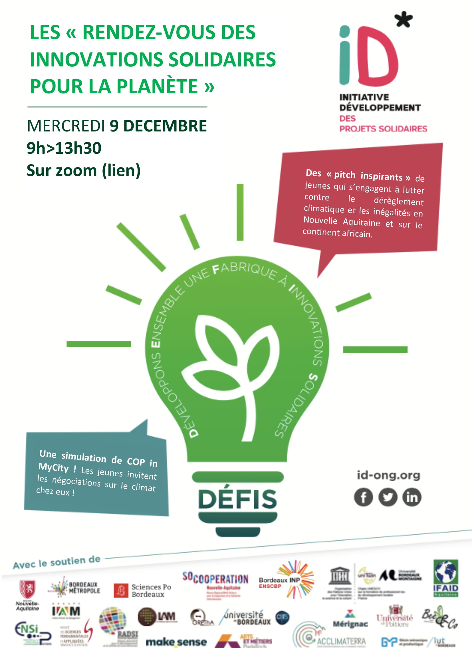 [Engagement Des Jeunes] LE RENDEZ-VOUS DES INNOVATIONS SOLIDAIRES POUR ...