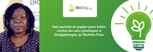 Des sachets en papier pour lutter contre les sacs plastiques à Ouagadougou au Burkina Faso